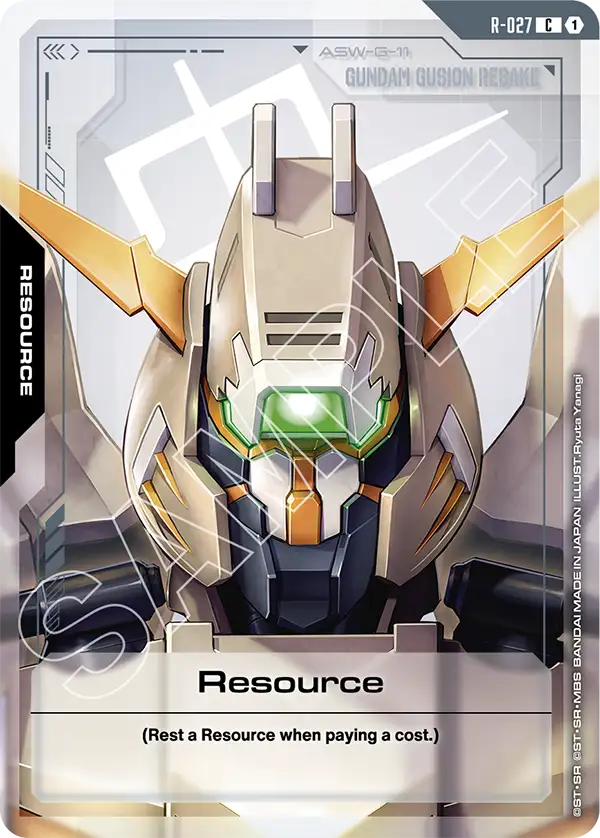 Resource Gundam Gusion Rebake [R-027] [C]