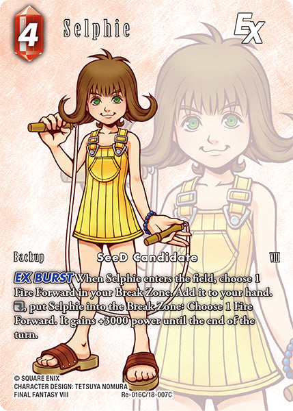 Selphie (Re-016C/18-007C) (Legacy collection) Full Art