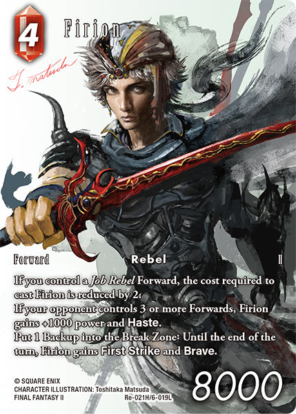 Firion (Re-021H/6-019L) (Legacy collection) Full Art
