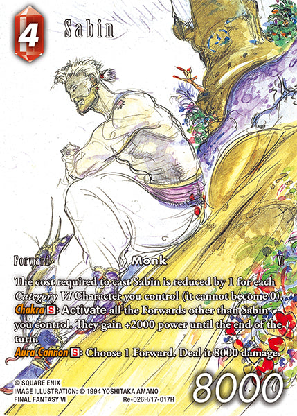 Sabin (Re-026H/17-017H) (Legacy collection) Full Art