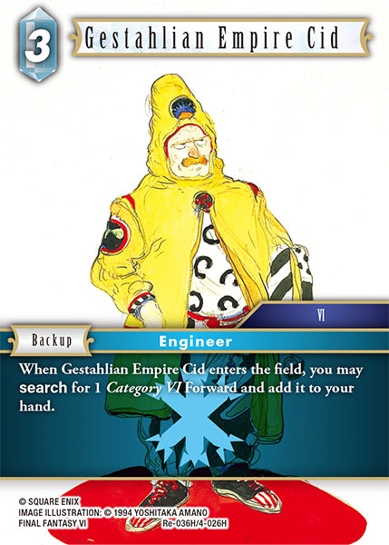 Gestahlian Empire Cid (Re-036H/4-026H) (Legacy collection)