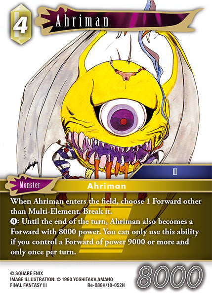 Ahriman (Re-088H/18-052) (Legacy collection)
