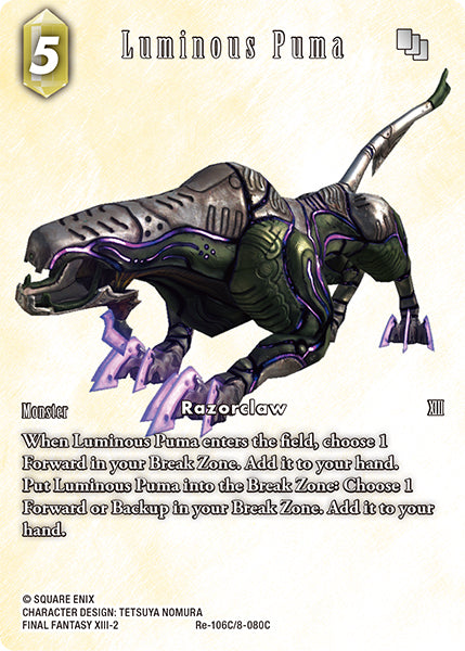 Luminous Puma (Re-106C/8-080C) (Legacy collection)