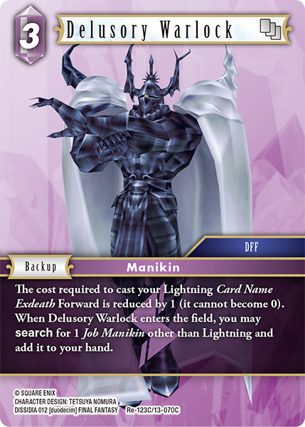 Delusory Warlock (Re-123C/13-070C) (Legacy collection)