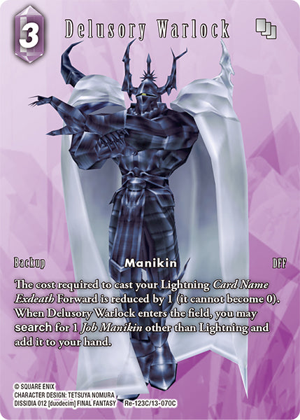 Delusory Warlock (Re-123C/13-070C) (Legacy collection)