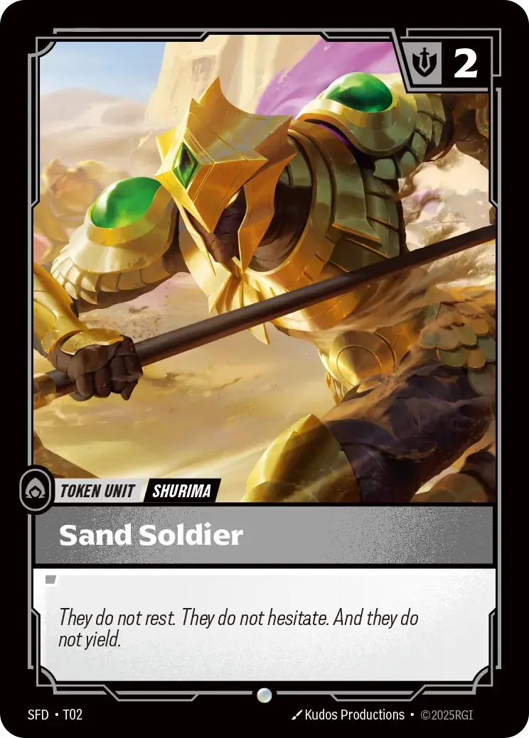 Sand Soldier//Buff [SFD - T02]