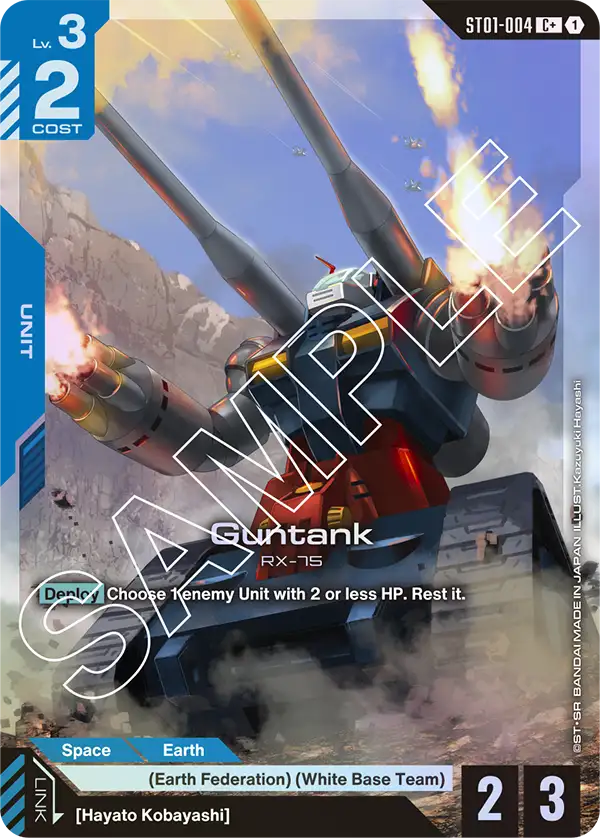 Guntank ST01-004C+ (Starter Deck 01: Heroic Beginnings)