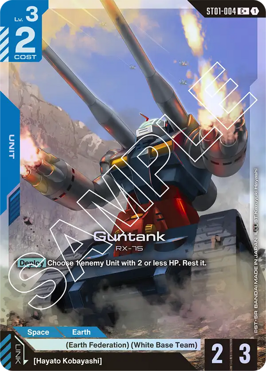 Guntank ST01-004C+ (Starter Deck 01: Heroic Beginnings)