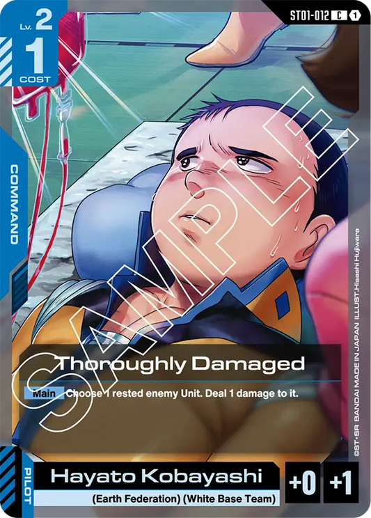 Thoroughly Damaged ST01-012C (Starter Deck 01: Heroic Beginnings)