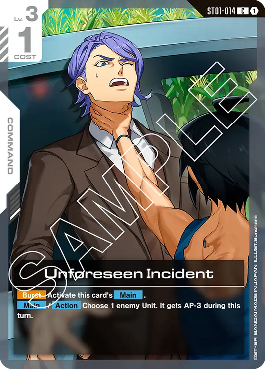 Unforseen Incident ST01-014