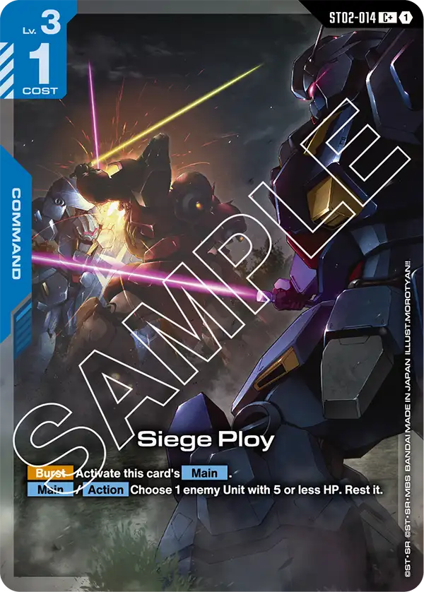 Siege Ploy [ST02-014] [C+]