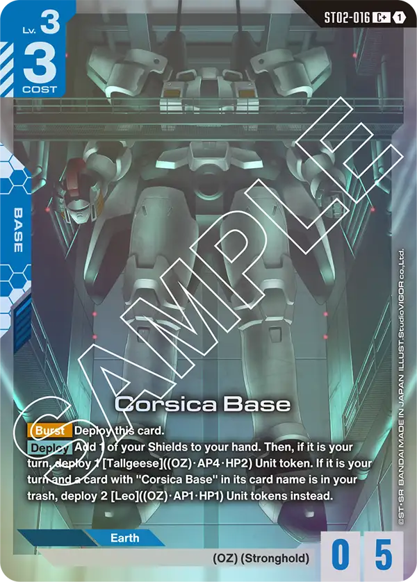 Corsica Base ST02-016C+ (Starter Deck 02: Wings of Advance)