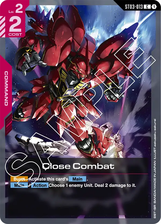 Close Combat ST03-013C (Starter Deck 03: Zeon's Rush)