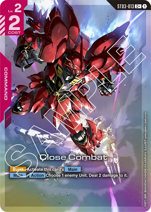 Close Combat ST03-013C+ (Starter Deck 03: Zeon's Rush)