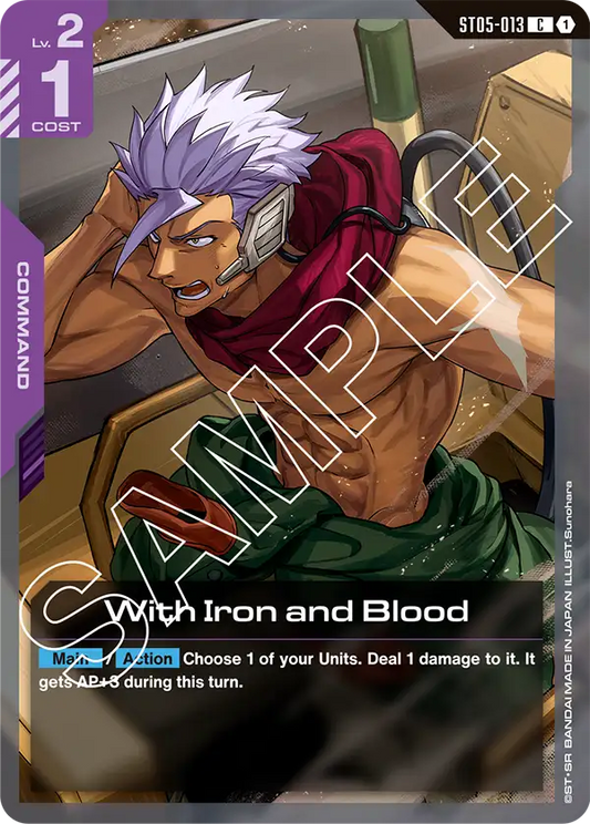 With Iron and Blood ST05-013