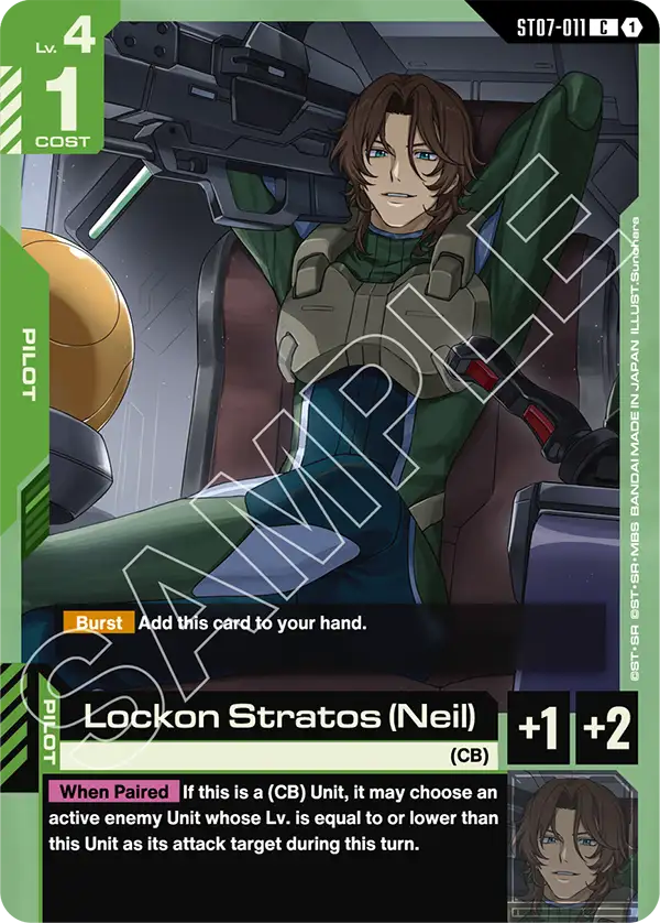 Lockon Stratos (Neil) [ST07-011] [C]