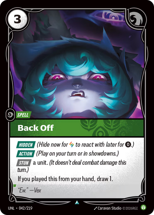 Back Off [UNL-042] [U]