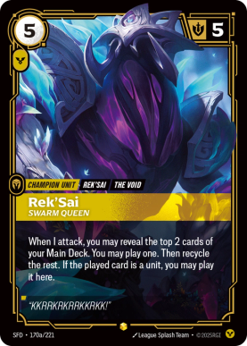 Rek'Sai - Swarm Queen [SFD-170a] [S]