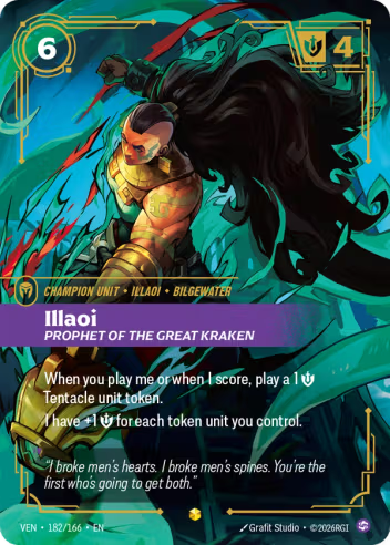 Illaoi - Prophet of the Great Kraken (Overnumbered) [VEN-182S]