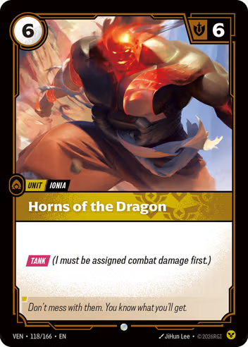 Horns of the Dragon [VEN-118C]