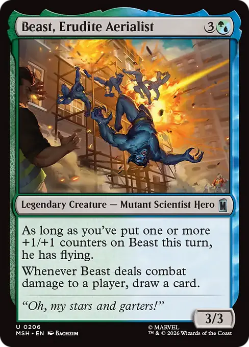 Beast, Erudite Aerialist [MSH-206] [U]