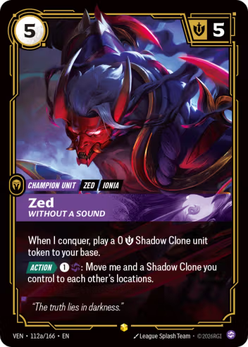 Zed - Without a Sound (Alternate Art) [VEN-112aS]
