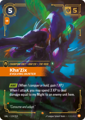Kha'Zix - Evolving Hunter [UNL-119] [E]