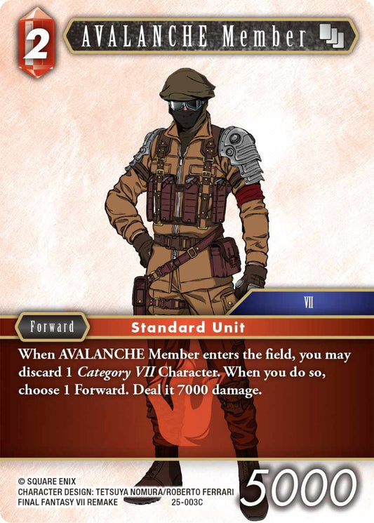AVALANCHE Member (25-003C) [Tears of the Planet]