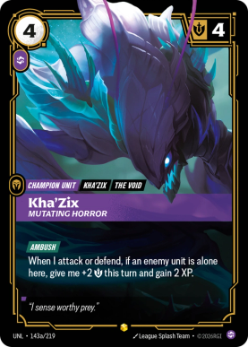 Kha'Zix - Mutating Horror [UNL-143a] [S]