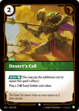 Desert's Call [SFD-031] [C]