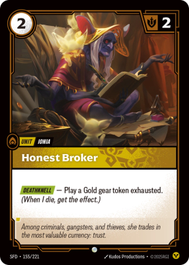 Honest Broker [SFD-155] [C]