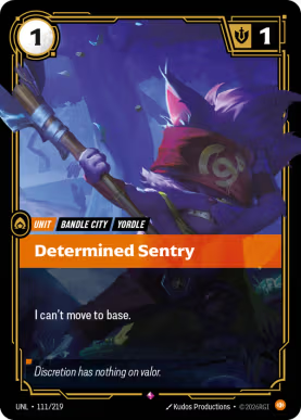 Determined Sentry [UNL-111] [R]