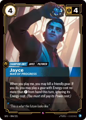 Jayce - Man of Progress [SFD-084] [R]