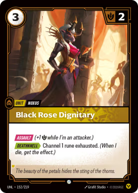 Black Rose Dignitary [UNL-152] [C]