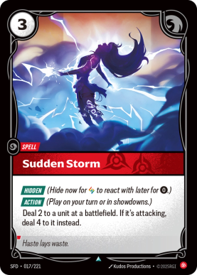 Sudden Storm [SFD-017] [U]