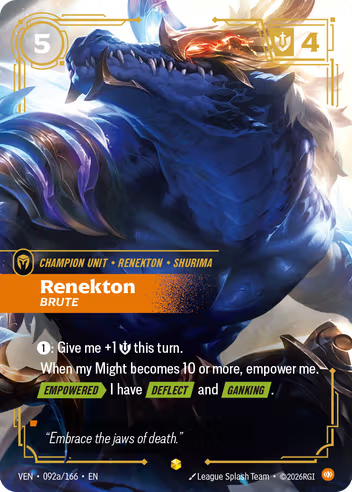 Renekton - Brute (Alternate Art) [VEN-092aS]