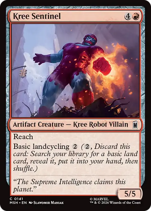 Kree Sentinel [MSH-141] [C]