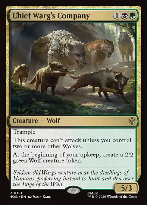 Chief Warg's Company [HOB-151] [R]