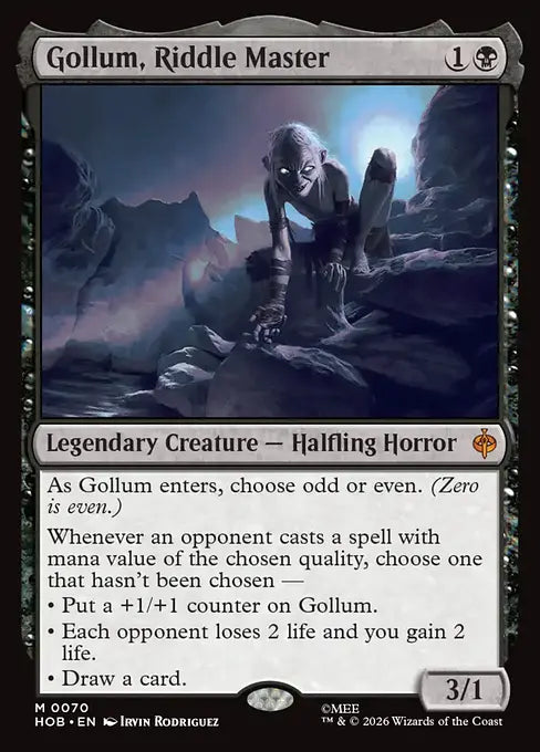 Gollum, Riddle Master [HOB-070] [M]