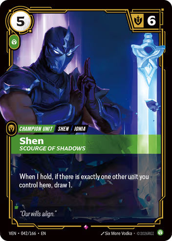 Shen - Scourge of Shadows [VEN-042R]