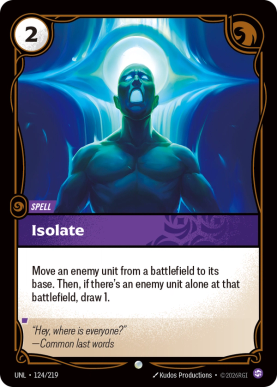 Isolate [UNL-124] [C]