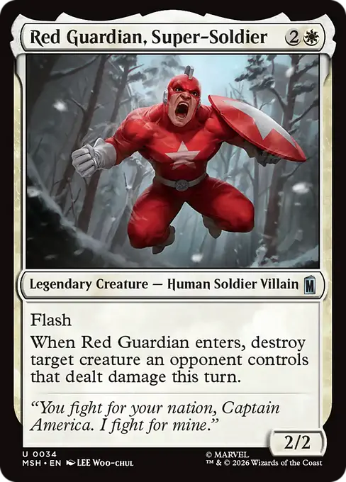Red Guardian, Super-Soldier [MSH-034] [U]