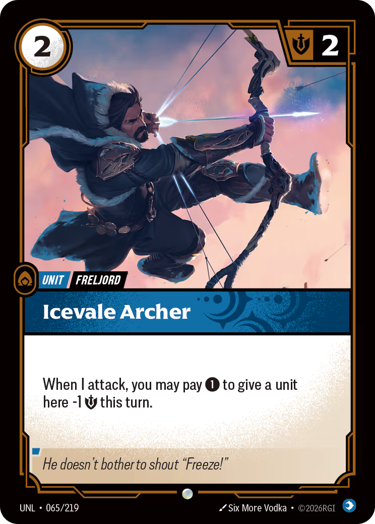 Icevale Archer [UNL-065] [C]