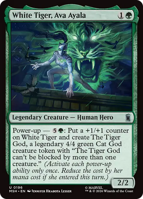 White Tiger, Ava Ayala [MSH-196] [U]