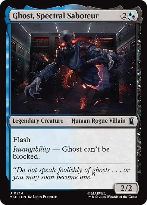 Ghost, Spectral Saboteur [MSH-214] [U]