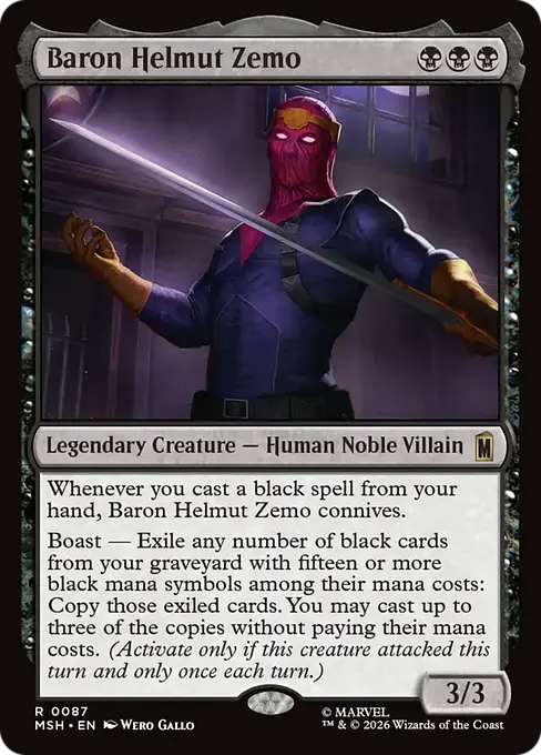 Baron Helmut Zemo [MSH-087] [R]