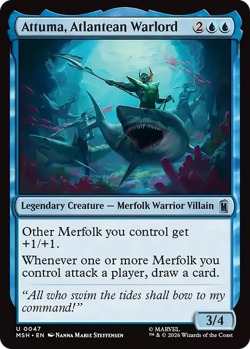 Attuma, Atlantean Warlord [MSH-047] [U]