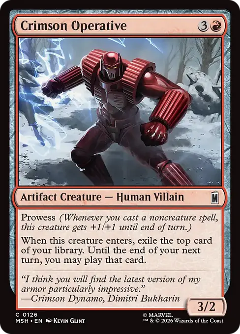 Crimson Operative [MSH-126] [C]