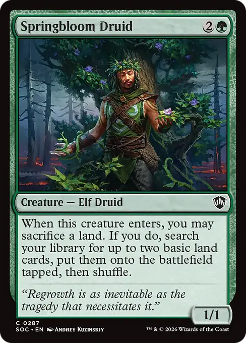 Springbloom Druid [SOC-287] [C]