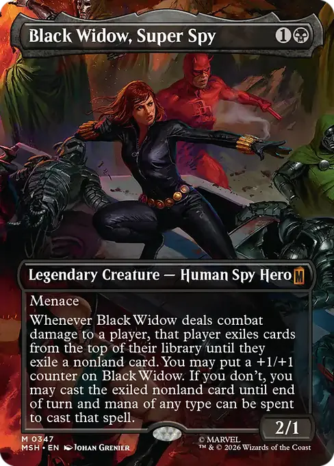 Black Widow, Super Spy [MSH-347] [M]